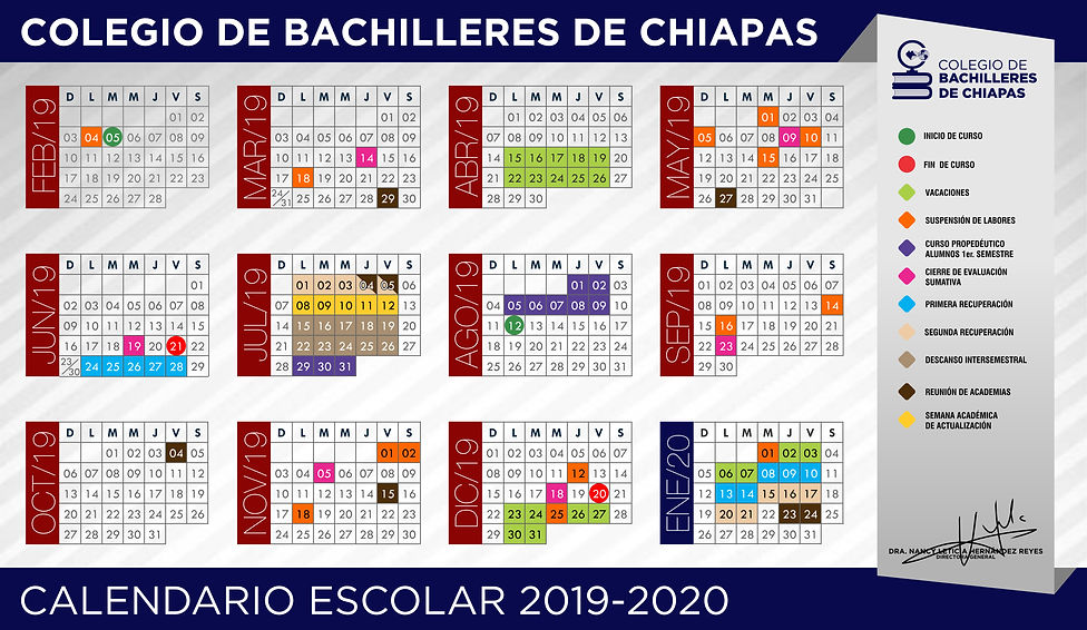 Calendario Escolar Del Cobach 2022 Standard - IMAGESEE